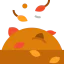 Leaf fall Symbol 64x64
