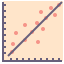 Linear regression アイコン 64x64