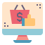 Online shopping icon 64x64