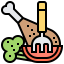 Healthy food icon 64x64