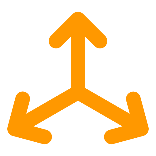Three arrows icon