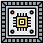 Microprocessor icône 64x64
