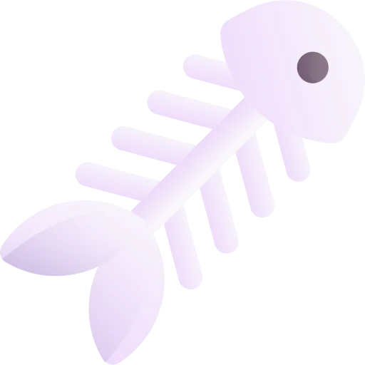 Fish bone icon