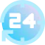 24 hours icon 64x64