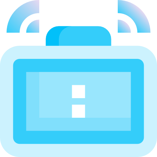 Digital clock icon