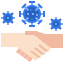 No handshake ícono 64x64