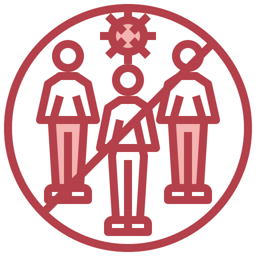 Avoid crowds icon