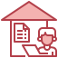 Working at home icon 64x64
