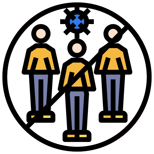 Avoid crowds icon