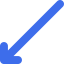 Diagonal arrow icon 64x64