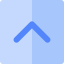 Up arrow icon 64x64