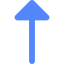 Up arrow icon 64x64