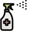 Cleaning spray icon 64x64