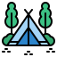 Camping icon 64x64