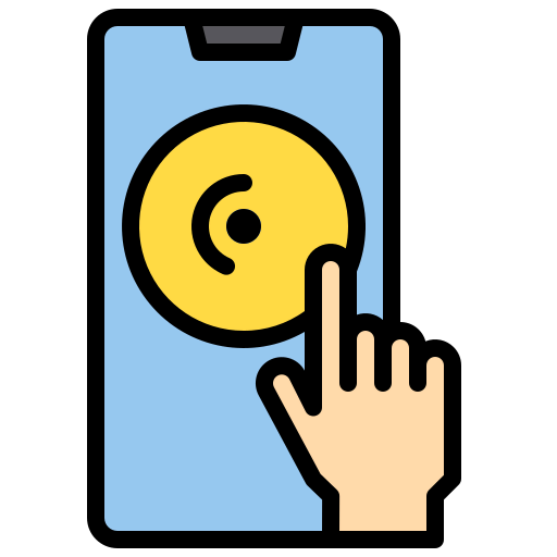 Touch screen icon