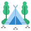 Camping icon 64x64
