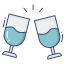 Wine glass icon 64x64