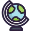 Earth globe icon 64x64