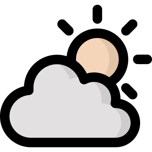 Cloudy day icon