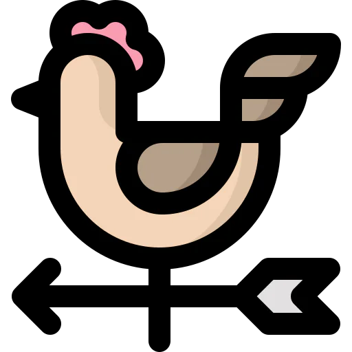 Wind vane icon