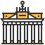 Brandenburg gate icon 64x64