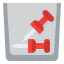 Push pins icon 64x64