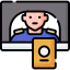 Passport control icon 64x64