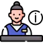 Information desk icon 64x64