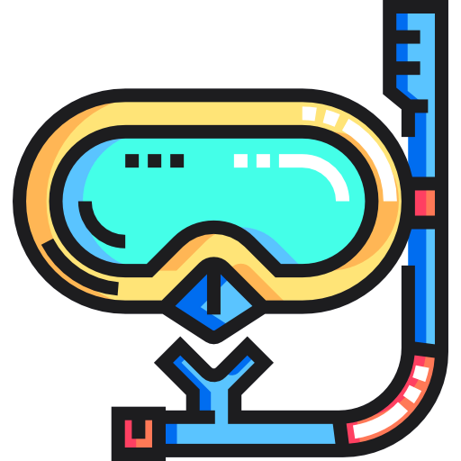Diving mask icon
