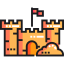 Sand castle icon 64x64