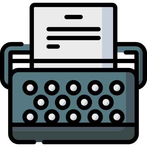 Typewriter icon
