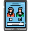 Online voting icon 64x64