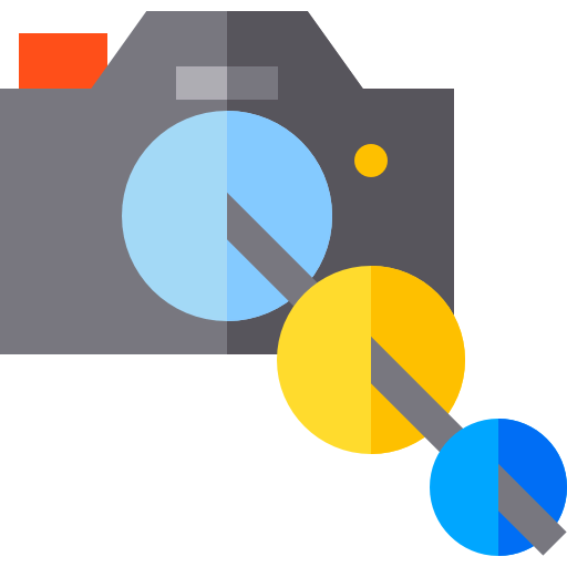Camera lens icon