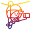Zip line icon 64x64