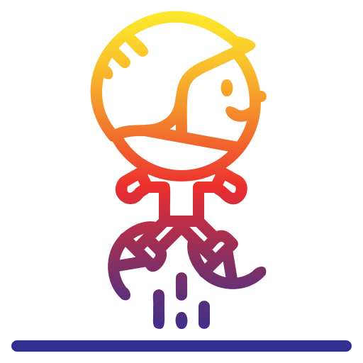 Jumping icon