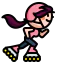 Rollerblade skates icône 64x64