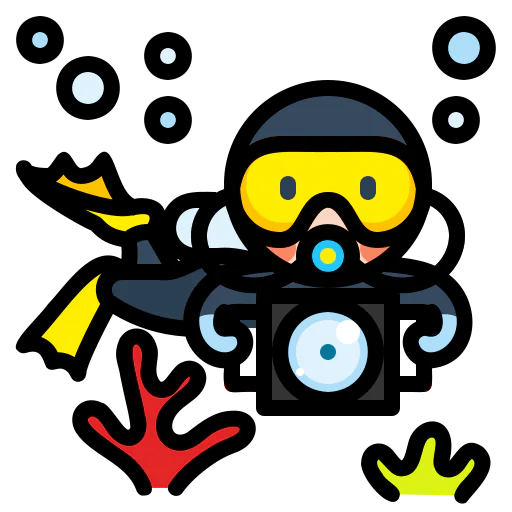Scuba diving icon