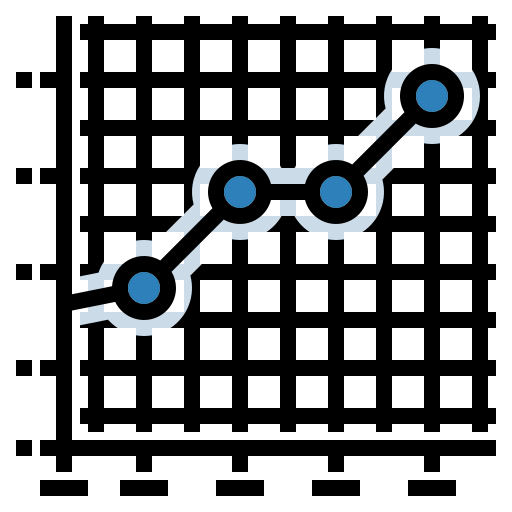 Line chart icon