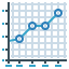 Line chart アイコン 64x64
