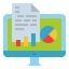 Data chart icon 64x64