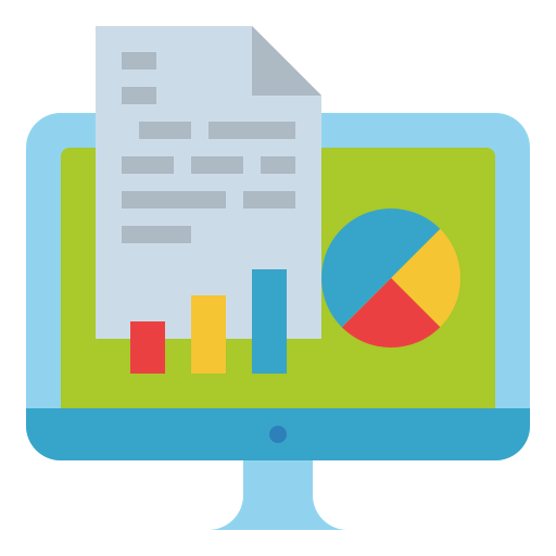 Data chart Ikona