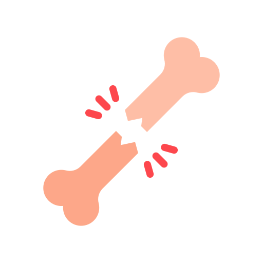 Broken bone icon