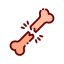 Сломанная кость иконка 64x64