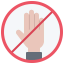 Dont touch ícono 64x64