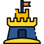 Sand castle icon 64x64
