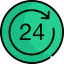 24 hours icon 64x64