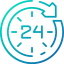 24 hours icon 64x64