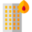Burning building іконка 64x64