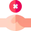 No handshake ícono 64x64