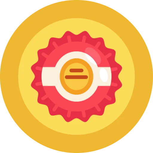 Bottle cap icon